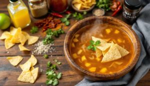 Bouillon mexicain 'réveil mort' : le remède simple et ultra gourmand pour affronter les matins difficiles après des fêtes arrosées