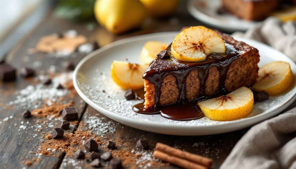 Plus fondant qu’un cake : ce dessert poire-chocolat risque bien de vous rendre accro