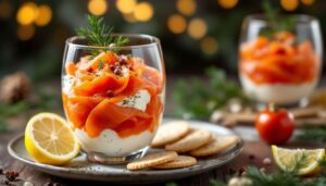 Noël : cette diététicienne partage sa verrine légère au saumon pour vos apéritifs de fêtes