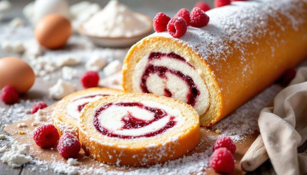 Gâteau roulé parfait : les secrets d’une pâtissière pour un dessert moelleux, léger et gourmand