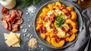 Butternut gratinée, lardons croustillants et fromage coulant : le plat d’hiver hyper rapide que tout le monde réclame chez moi