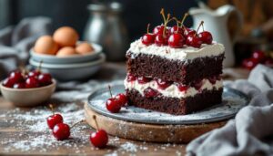 La forêt-noire maison facile : un gâteau ultra moelleux, cerises juteuses et crème aérienne pour calmer vos envies sucrées