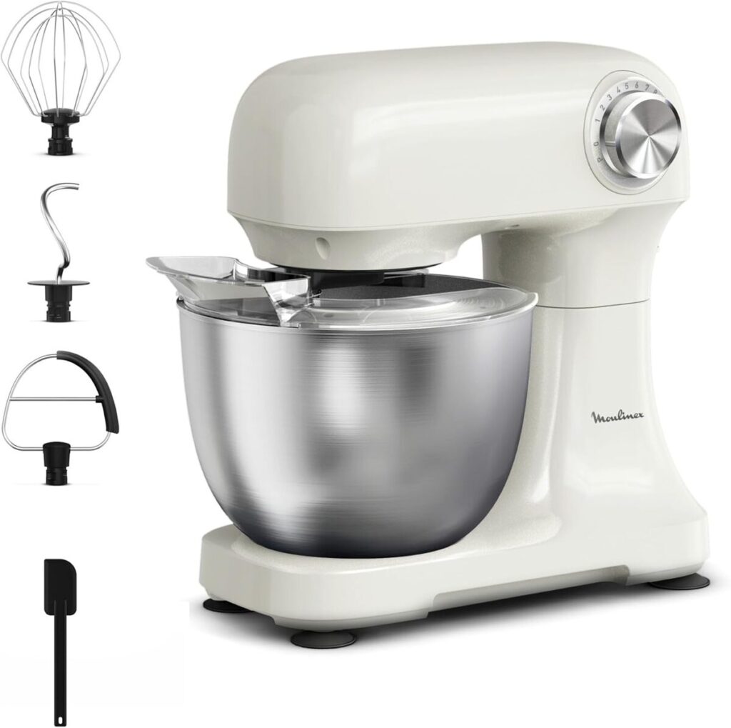 Test du robot pâtissier compact Moulinex QA141AF0