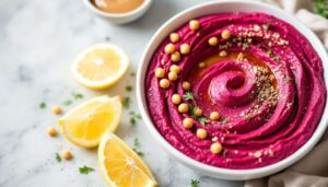 Houmous de betterave : la tartinade apéro toute rose et hyper onctueuse à préparer en cinq minutes top chrono