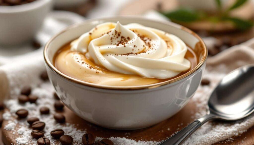 Une crème dessert au café, sans œuf et pourtant ultra fondante