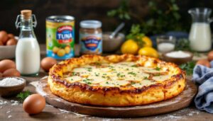 Marre des quiches ? Essayez ce clafoutis pommes de terre et thon : une recette fondante, prête en 5 minutes