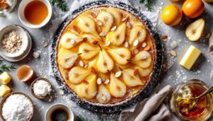 Tarte Bourdaloue aux poires et crème d'amande : le dessert d'hiver parisien que les boulangeries vendent en 1 heure