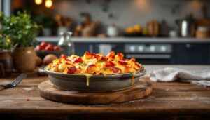 Gratin de coquillettes au jambon : pourquoi ce plat d'enfance revient en force dans les cantines branchées en 2026