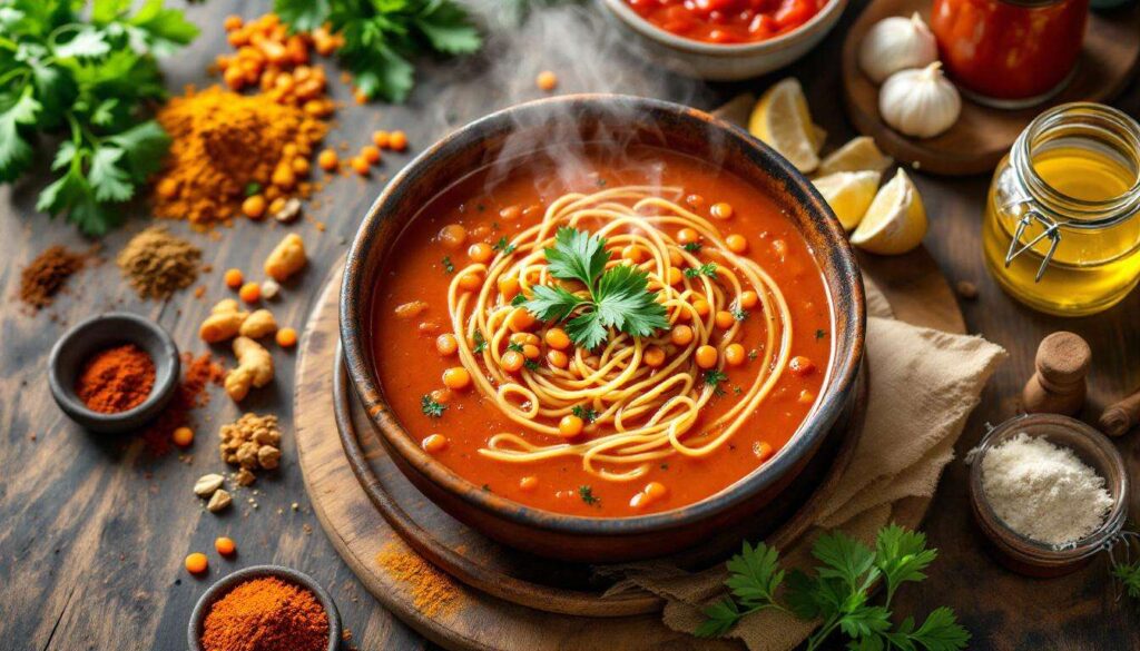 Soupe harira aux lentilles et tomates : la version express en 25 minutes sans rien sacrifier aux saveurs