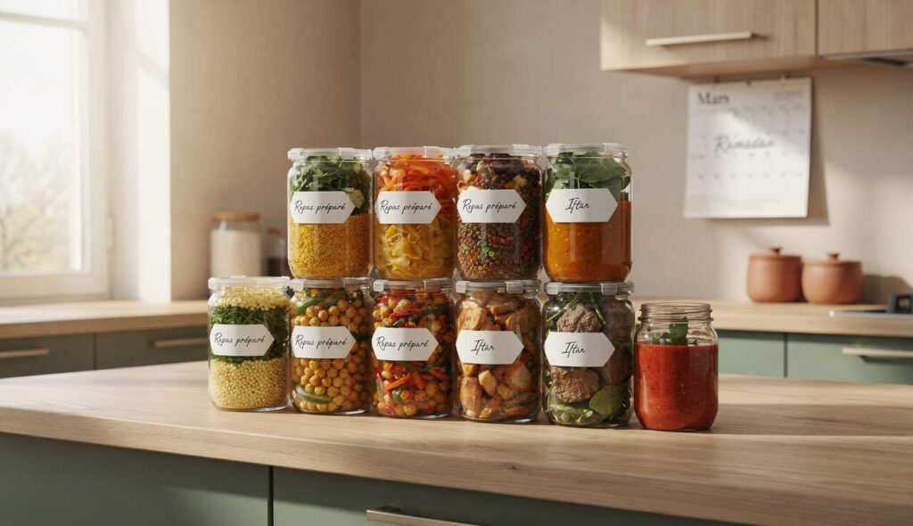 Ramadan : la méthode du meal prep en bocaux qui vous fait gagner 2 heures chaque soir de la semaine